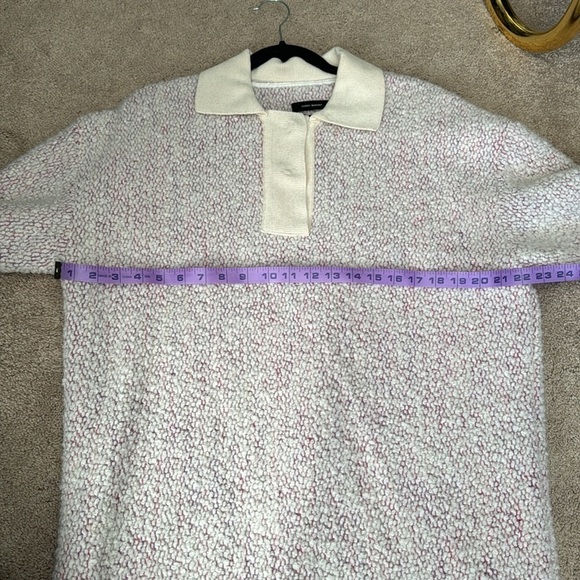 Isabel Marant- NWT Imelda Pink Boulce Tweed Polo Shirt Dress - Picture 10 of 11